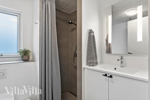 Ett av badrummen i lyxstuga nr 622