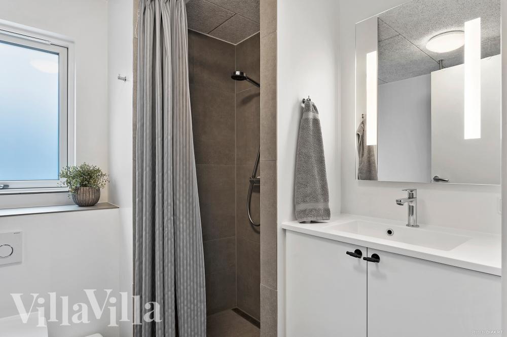 Ett av badrummen i lyxstuga nr 622