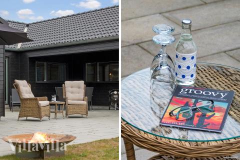 Till den trevliga sommarstugan nr 622 i Bornholm erbjuds en mängd utomhusaktiviteter, t.ex. lektorn och gungor
