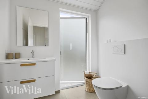 Ett av badrummen i lyxstuga nr 935