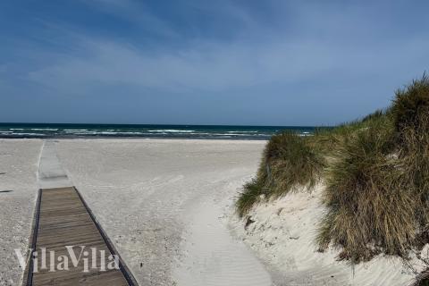 Den vackra stranden i närheten av lyxhus 962 vid Lolland/Falster/Møn.