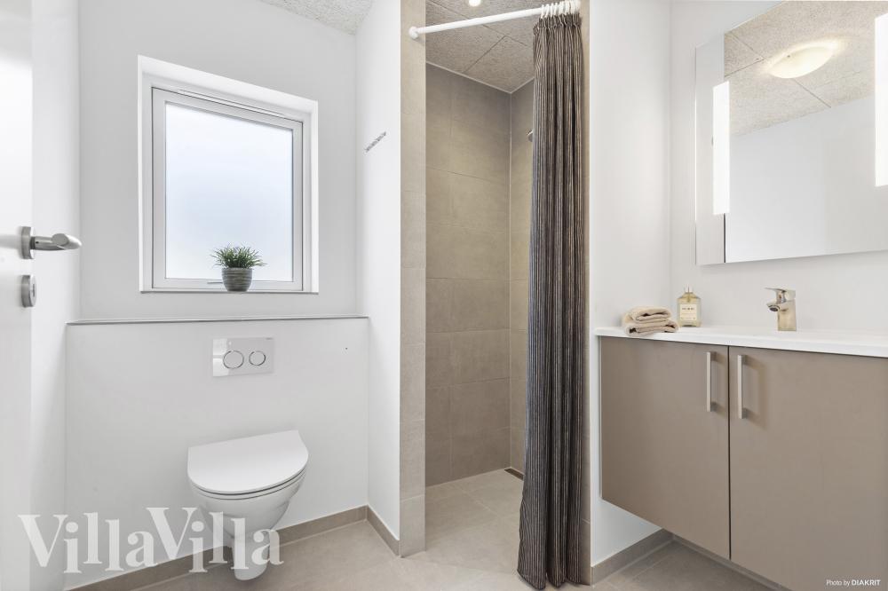 Ett av badrummen i lyxstuga nr 826
