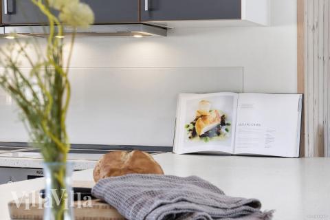 Välinrett kök i lyxstuga nr 315 i Fyn och öar.
