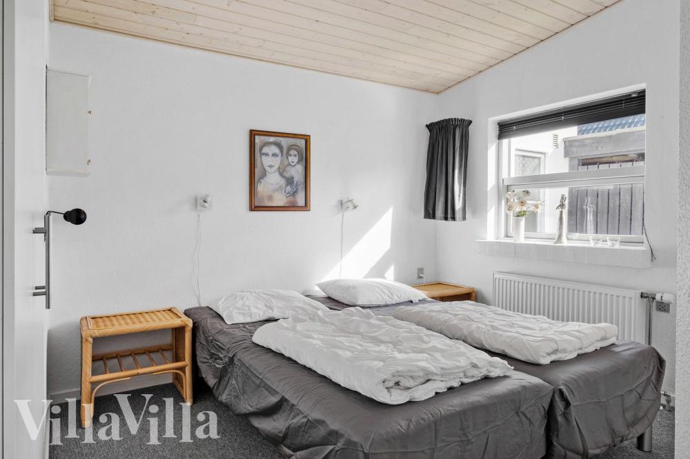 Sovrum i lyxstuga nr 990 i Nordjylland