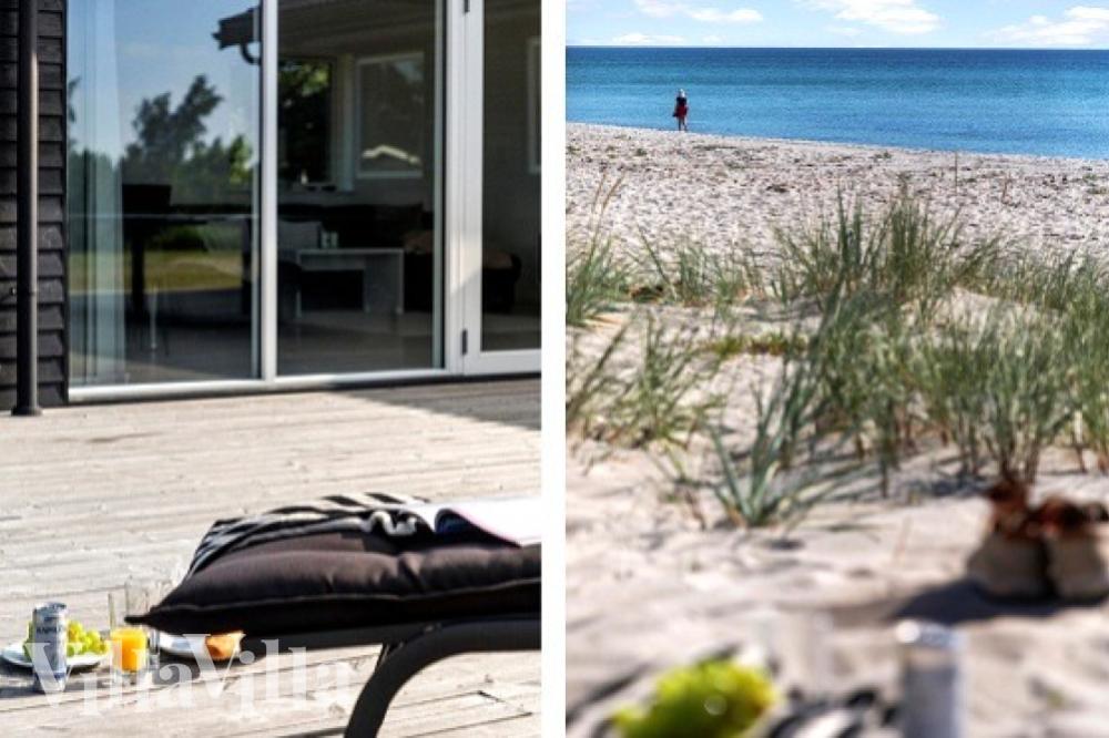 Stranden i närheten av lyxhus 969.