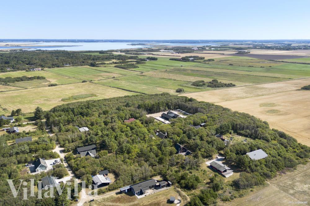 Området kring Vestjylland där lyxhus nr 918 ligger.