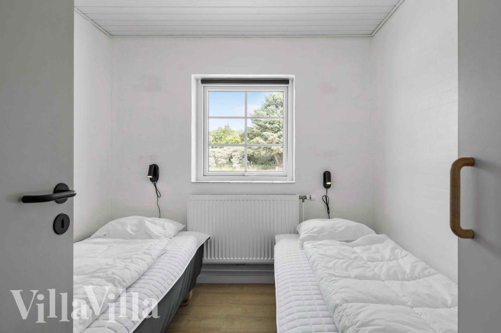 Sovrum i lyxstuga nr 1005 i Vestjylland