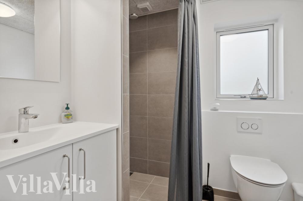 Ett av badrummen i lyxstuga nr 1026